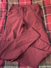 Revolution Race Women's Pants Size S/36 Burgundy