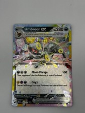 Carta Umbreon EX 60/131 Doppia Rara Evoluzioni Prismatiche NM