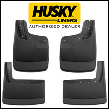 Husky Front Rear Mud Guards Flaps 2003-2010 Ford F-350 Dually Woe Fender Flares Husky Front Rear Mud Guards Flaps 2003-2010 Ford F-350 Dually Woe Fender Flares
