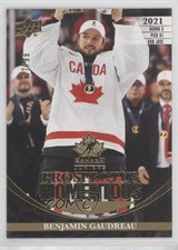 2023 Upper Deck Team Canada Juniors Electric Gold 57/99 Benjamin Gaudreau 0nr3