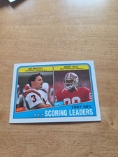 1988 Topps - Scoring Leaders Jerry Rice, Jim Breech #218