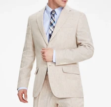 Tommy Hilfiger Modern Fit Linen Men's Suit Jacket MSRP $295