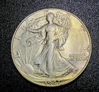 1947-D WALKING LIBERTY SILVER HALF DOLLAR  ~ XF / AU ~ NICE COIN ~ 90% SILVER