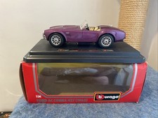 Bburago 1/24 Ford Ac Cobra 427 1965 Cod.0513 Metallic Purple Flawed Model