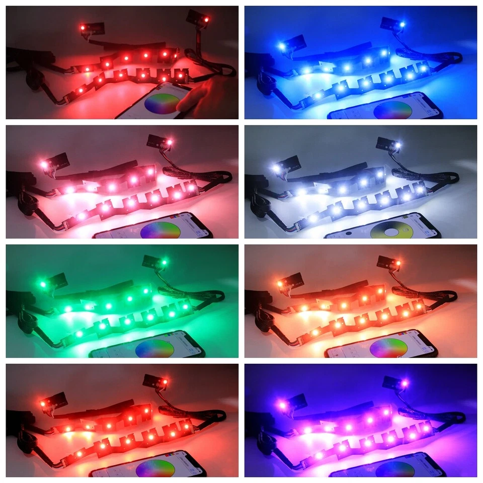 RGBW LED Bluetooth Car Headlight DRL Board Light Kit For Infiniti Q50 2014-2021 - Bild 2 von 4