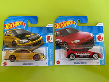 2 x Hot Wheels Honda Civic Si '92 Honda Civic EG