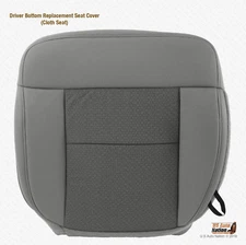 2004 2005 2006 Ford F150 FX4 Crew Cab Driver Bottom Flint Gray Cloth Seat Cover