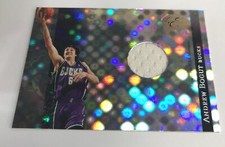 AB161-2006-07 BOWMAN ELEVATION NBA CARD GAME WORN RELIC ANDREW BOGUT #94/99
