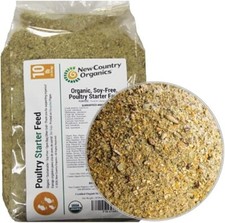 New Country Organics  Organic Starter Feed 10lbs  Soy-Free  21 Protein