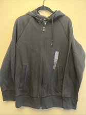 All in motion men’s full zip hoodie, small, black NWT