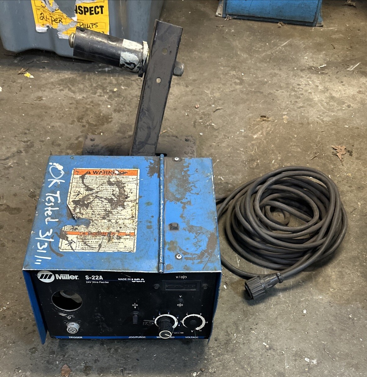 Miller S-22A Wire Feeder For Mig Welder Welding 24V 14pin Remote