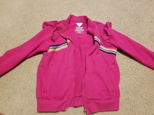 365 Kids Garanimals Pink Zip Up Jacket Size 7 Unicorn Logo