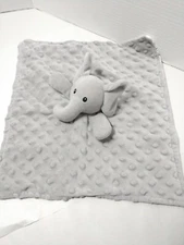 Boritar Elephant Lovey Baby Security Blanket Plush Stuffed Soft 2019 Gray White