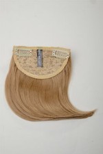 Clip-In Frangia con Riga Resistente Al Calore Fibra Extension Biondo Scuro