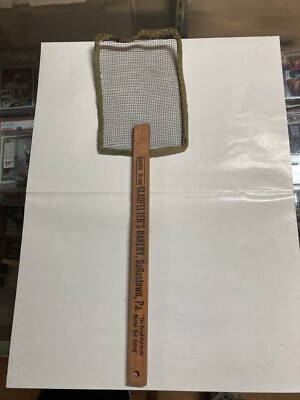 Vintage fly swatter Gladfelter s bakery Dallastown PA quality bread Mother Quit