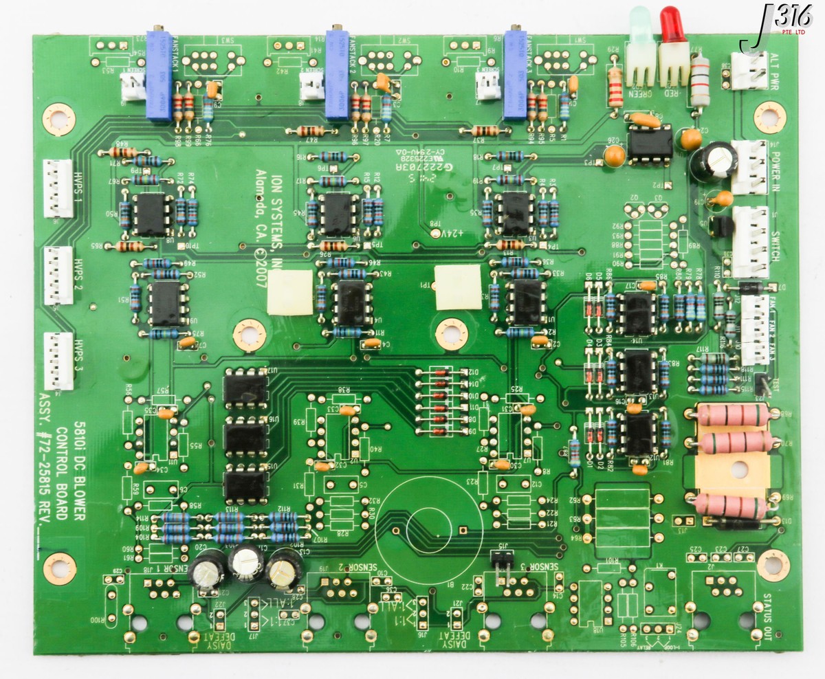とんトン 33256 ION SYSTEMS PCB, 5810I DC BLOWER CONTROL BD, 72-25815 72