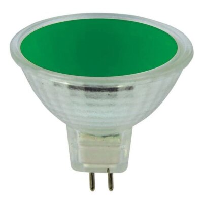 Kandolite Halogen MR16 Reflektor 50W 12V GU5,3 Strahler bunt Grün dimmbar 38°