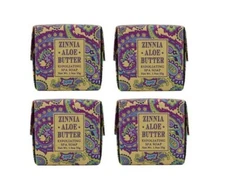 Greenwich Bay 1.9oz Soap, Zinnia & Aloe - Set of 4 (R5H024)