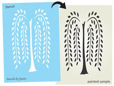 Joanie Stencil 16'' Willow Tree Simplify Home Decor Folk Art Wall Craft DIY Signs