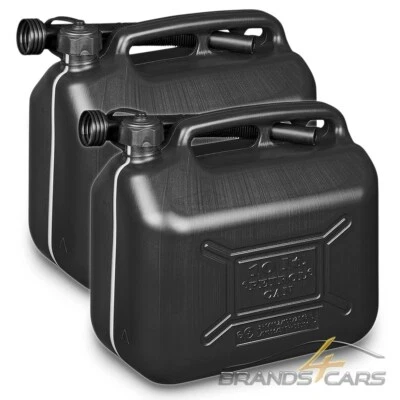 PROPLUS BENZINKANISTER KANISTER 2x 10 LITER DIESEL KRAFTSTOFFKANISTER BENZIN KRAFTSTOFF