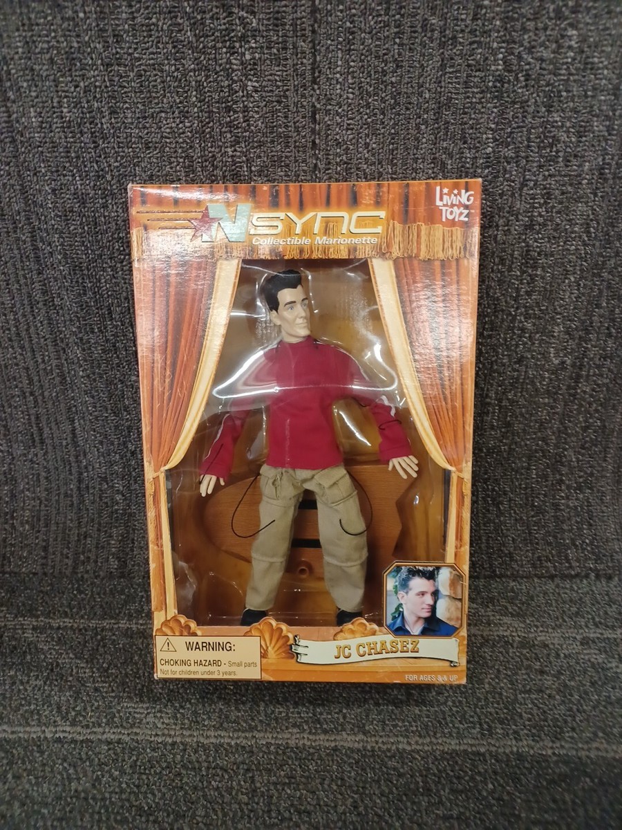 New NSYNC Living JC Chasez Marionette Action Figure Toy Doll 90's Y2K