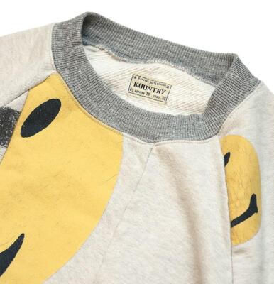 KAPITAL Beethoven Smile スウェット KAPITAL Beethoven remake smile smily sweatshirt beige new L