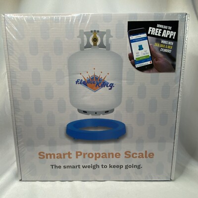 Flame King NIP Smart Propane Scale Bluetooth Get The App BBQ Tank Gauge Levels