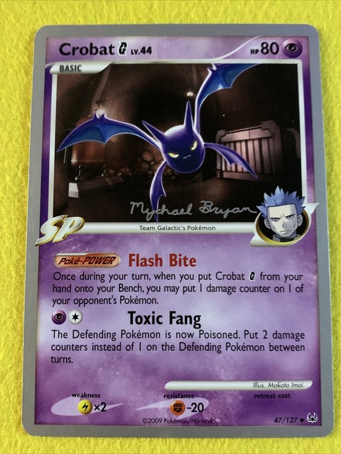 Pokémon TCG Crobat G World Championship 2010 Singles 47/127 for sale ...