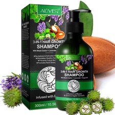 Shampoo Kopfhaut Pflege Haarwachstum mit Rizinusöl Lavendelöl Arganöl Vegan