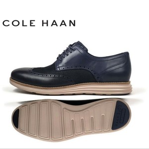 cole haan original grand wingtip blue