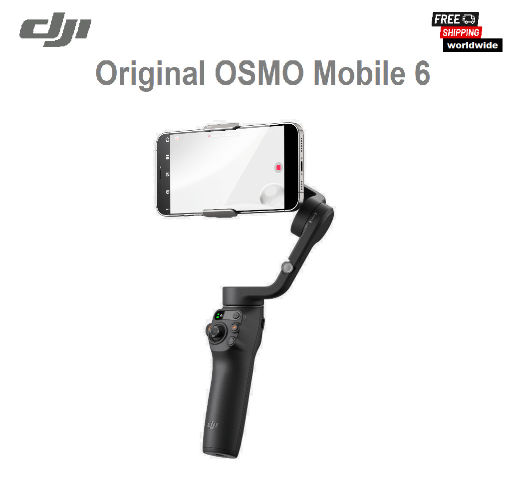 DJI OM6 Osmo Mobile 6 Smartphone Gimbal 3-Axis Stabilier for iPhone Android  IOS