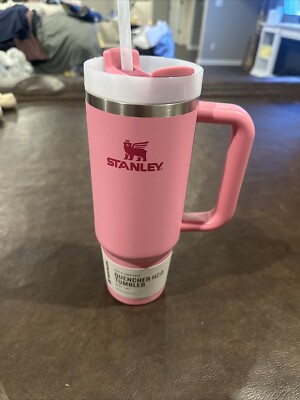 Stanley PINK PEONY 30 oz Quencher H2.0 Tumbler Authentic Free Ship | eBay