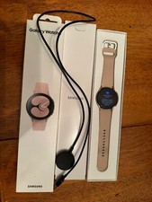 Samsung Galaxy Watch4 SM-R865 40mm Aluminum Case with Sport Band - Pink Gold...