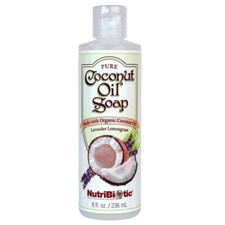 NutriBiotic Pure Coconut Oil Soap, Lavender Lemongrass - Certified Organic