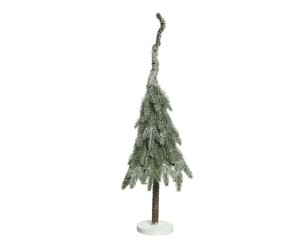 Albero Di Natale 50 Cm.Mini Albero Innevato Con Cima Di Muschio 13 X 13 X 50 Cm Mini Alberi Natale Ebay
