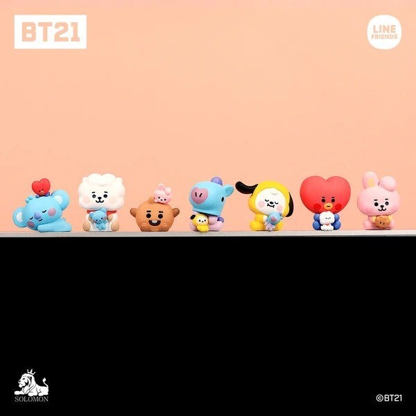 BTS BT21 ラインフレンズ フィギュア セット Korea BTS BT21 Baby Line Friends Ver.3 Monitor Figure Toys Office