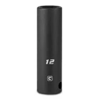 Capri Tools Deep Impact Socket, 3/8 in. Drive, 6-Point, Metric 6 to 24 mm