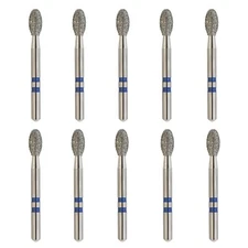 Zirconia Cutting Diamond Burs Egg Football Z379/023M Medium Grit High Speed FG