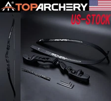 62" Archery ILF Recurve Bow Aluminum Alloy Riser 25-60LB for Competition Hunting