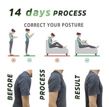 Back Posture Corrector - Unisex Adjustable Straps Men Women Pain Relief