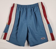 Jimmy'Z Vtg Swim Shorts Trunk Mens 2XL Nylon Striped Multicolor Elastic Waist