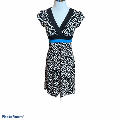 Maurices dress black white blue size XS | eBay