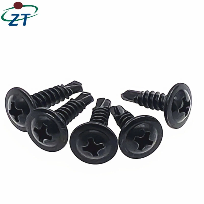 US 50-1000 pcs Black Phosphate ZT Wafer Head Self Tapping/Drilling Screws Screw - Image 4 of 4