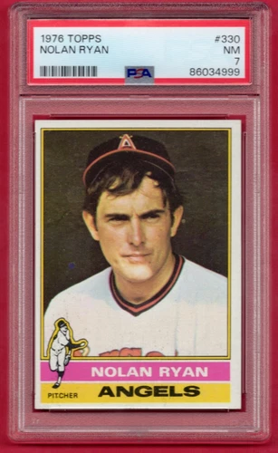 1976 Topps #330 Nolan Ryan California Angels PSA 7 NM Baseball Card HOFER
