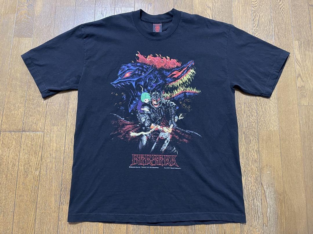 BERSERK Claymore T-Shirt Schwarz Größe Large Anime Tee Manga BERSERK Claymore T-Shirt Schwarz Größe Large Anime Tee Manga