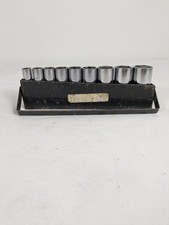 Vintage Craftsman Vv Series Deep Socket 9 Piece Set 38 Drive Sae - 38-78 Vintage Craftsman Vv Series Deep Socket 9 Piece Set 38 Drive Sae - 38-78