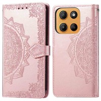 imoshion Mandala KlapphüLle Motorola Moto G15 / G15 Power - Rosé Gold