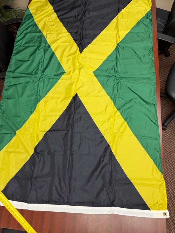 Jamaica flag 4x6 ft. Nyl-Glo  Made in USA  Annin 194242