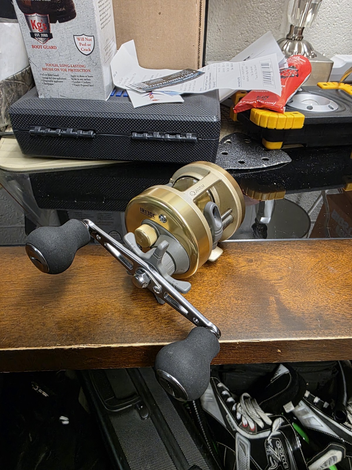 Zebco Quantum Iron IR130C Baitcast Reel Right Hand Retrieve 