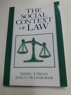 The Social Context of Law - GOOD